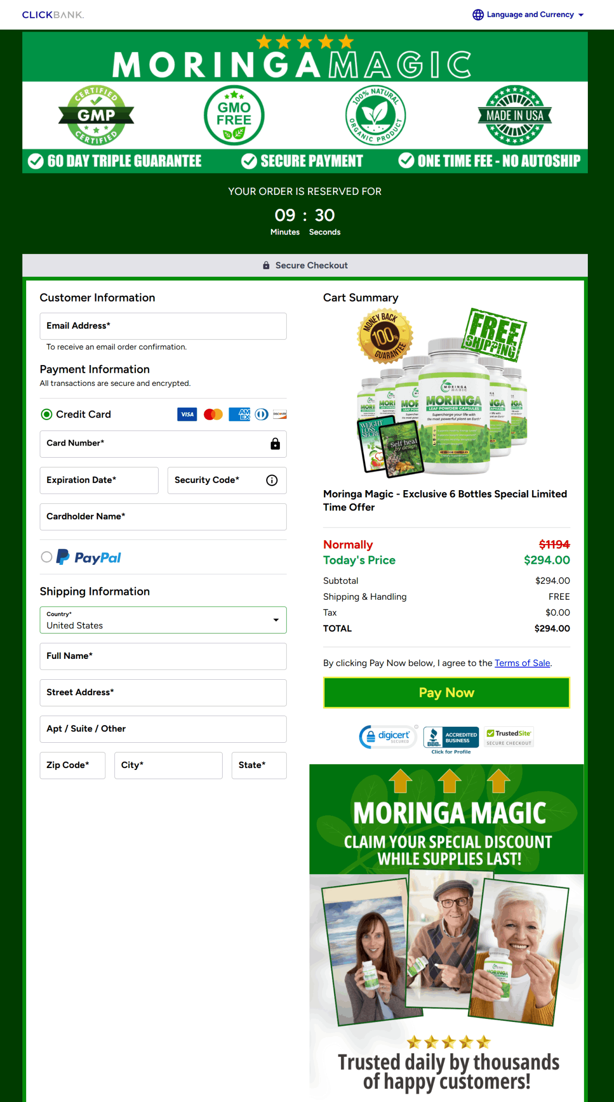 Moringa Magic -Secure-Checkout